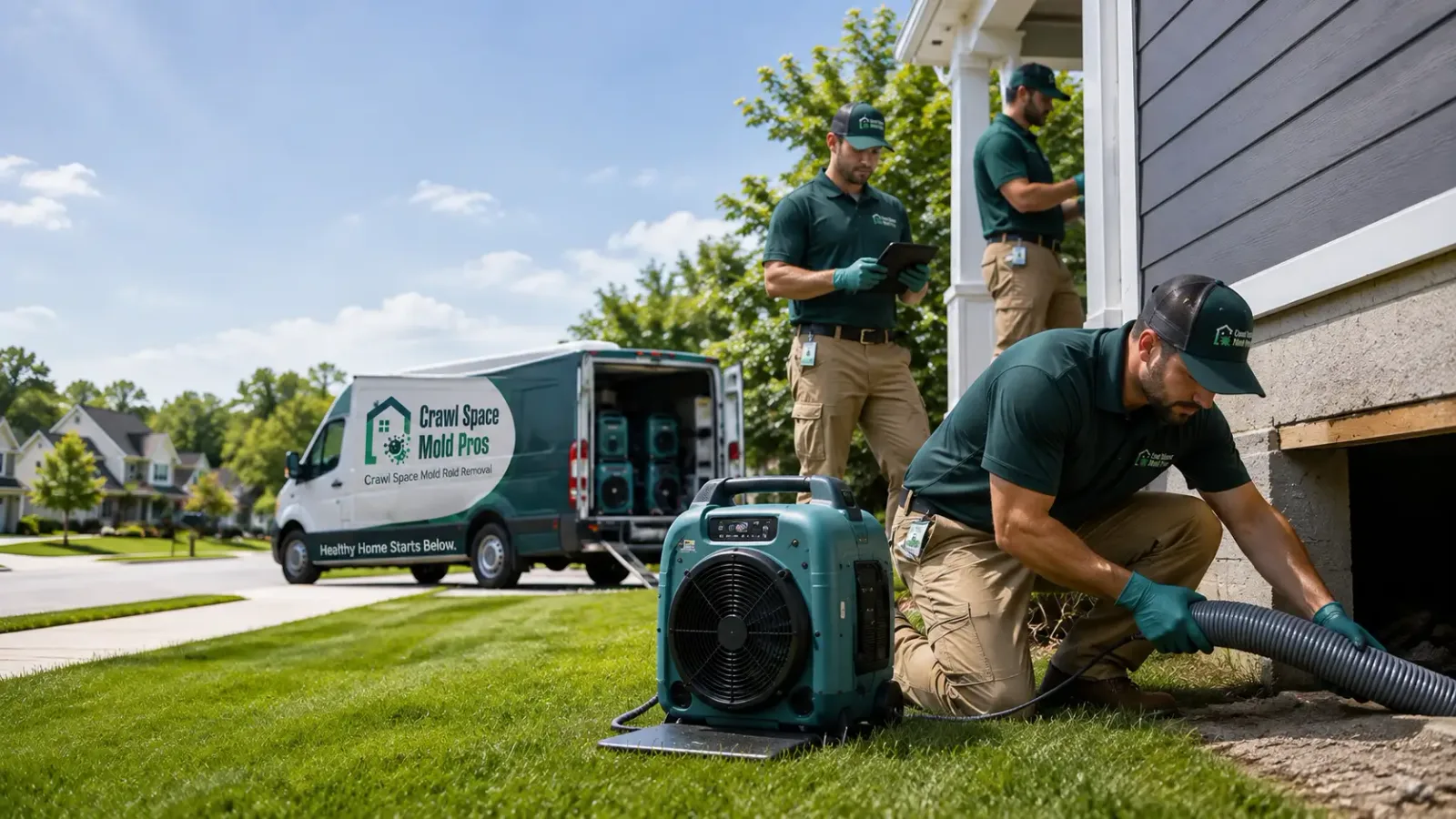 Crawl Space Mold Removal in Mount Sterling, WI